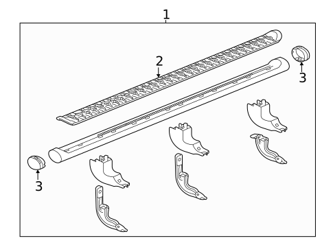 Running Board for 2024 Chevrolet Suburban #1