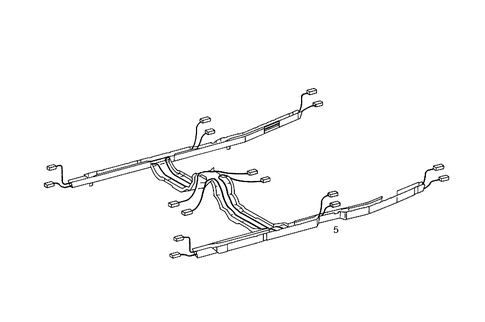 Frame Floor Unit Main Cable Harness for 1993 Mercedes-Benz 300SD #0