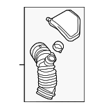 1505A628 - Engine: Inlet Tube for Mitsubishi: Outlander, Outlander Sport Image