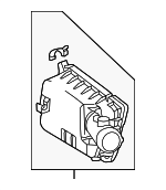 1500A449 - Engine: Air Inlet Cover for Mitsubishi: Outlander, Outlander Sport Image