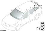 51319478772 - : Frontscheibe GrüN Regen/Licht/Beschlags for BMW Image