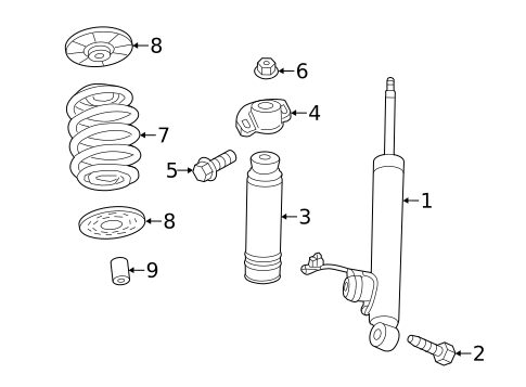 Shocks & Components for 2014 Cadillac ELR #0