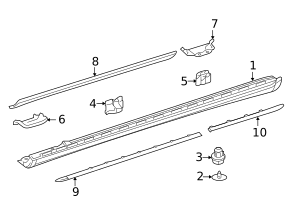 213-698-08-00-9999 - Trim, Longitudinal Member | Mercedes-Benz USA LLC