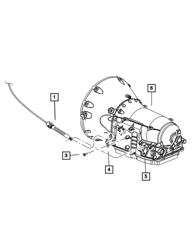 6503692 - Automatic Transmission 5 Speed [DGJ]: Screw for Mopar Image