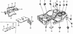 72852659000 - : Insulator B, Trunk Floor for Honda Image