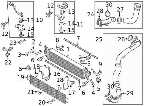 Intercooler for 2020 Mazda CX-9 #0