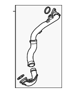 PY8W13240F - : Air Inlet Pipe for Mazda: 6, CX-5, CX-9 Image