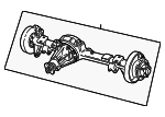 TVK000190 - : Axle Assembly for Land-Rover Image