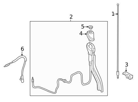 Antenna & Radio for 1999 Honda Odyssey #0