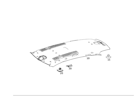 Headliner for 2008 Mercedes-Benz R350 #0