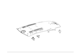 2516902050 - Covering and Lining: Trim, Roof for Mercedes-Benz Image