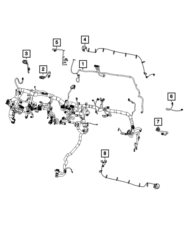 68483936AA - Electrical: Sdars Antenna Cable for Mopar Image image