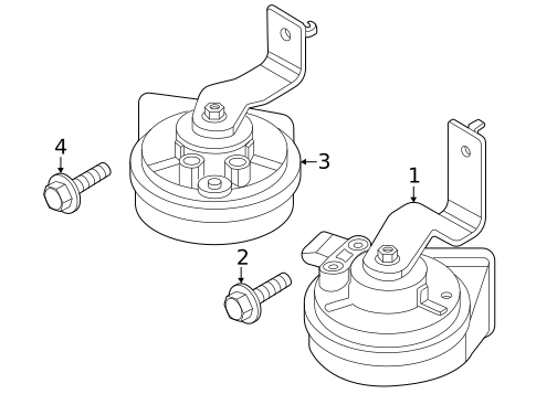 Horns for 2023 Hyundai Ioniq 6 #0