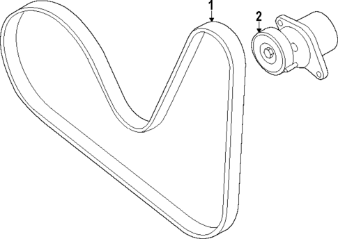 Belts & Pulleys for 2025 Volkswagen Atlas Cross Sport #0