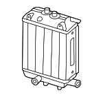 4G0121212B - Cooling System: Auxiliary Radiator for Audi: RS7 Image