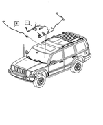 68025346AE - : Body Wiring for Jeep: Commander Image