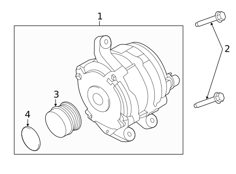 Alternator/Generator & Related Components for 2019 Ford Escape #0