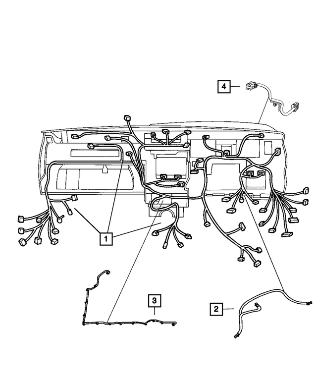68090646AD - Electrical: Instrument Panel Wiring for Mopar Image image