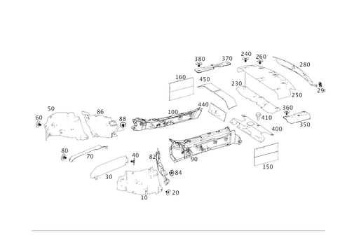 Screening Plates for 2013 Mercedes-Benz SLS AMG #0