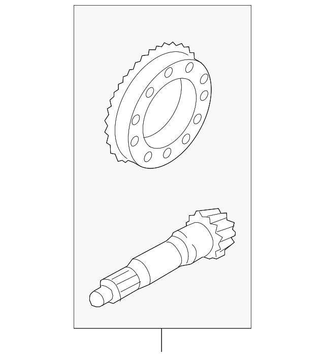 53030-3B500 Differential Ring And Pinion 2013-2022 Kia Kia