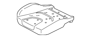 FT4Z5863840F - Body: Seat Cushion Pad for Ford Image
