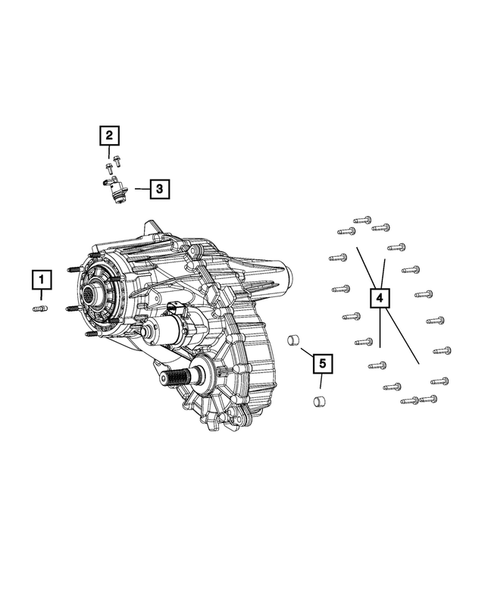 Transfer Case and PTU Assembly for 2022 Ram 1500 #4