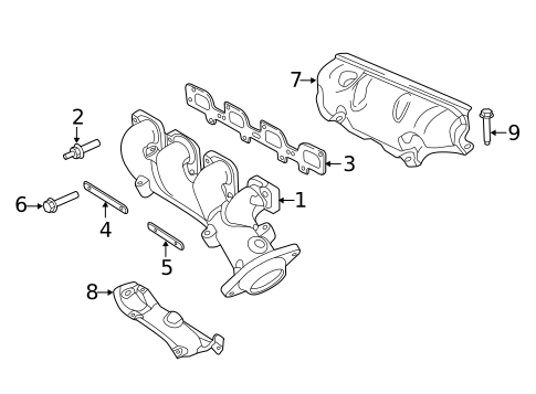 Exhaust Manifolds for 2012 Jeep Grand Cherokee #0