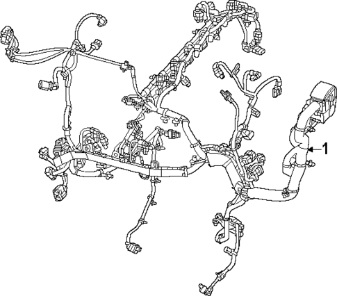 Wiring Harness for 2025 Ram 1500 #0