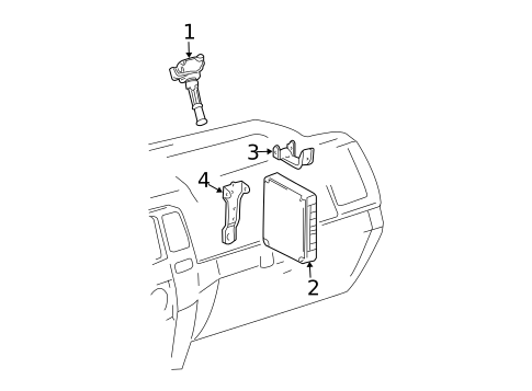 Ignition System for 2009 Toyota 4Runner #0