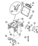 UE001J3AA - Interior Trim: Seat Back Panel for Mopar Image