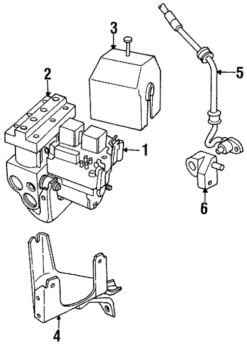 Anti-Lock Brakes for 1995 Saab 900 #0