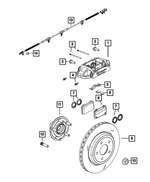 R5175108AA - Brakes: Disc Brake Caliper Assembly, Remanufactured, Right for Mopar Image