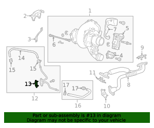 2019-2026 GM Water Pipe Gasket 12667635 GM | GMPartsDirect.com
