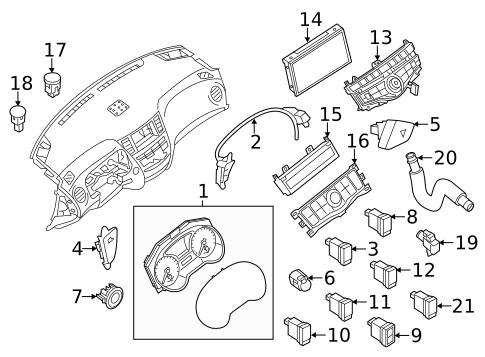 Switches for 2014 Nissan Pathfinder #0