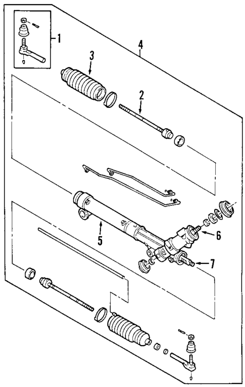 Steering Gear & Linkage for 1998 Chevrolet Malibu #1