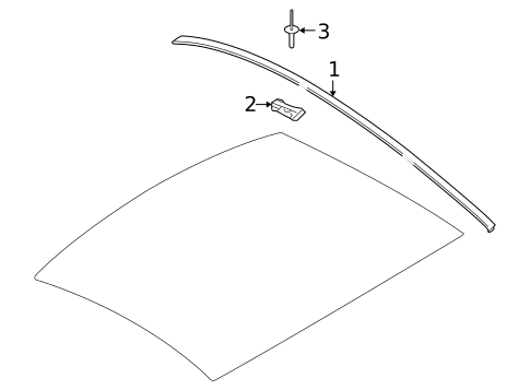 Exterior Trim - Roof for 2008 Ford Mustang #0