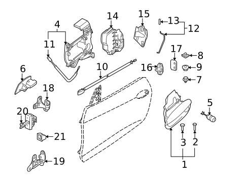 Door Hardware for 2007 BMW Z4 #0