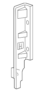 F4UZ8310A - Body: Side Shield for Ford: E-150 Econoline, E-150 Econoline Club Wagon, E-250 Econoline, E-350 Econoline, E-350 Econoline Club Wagon, Econoline Super Duty Image