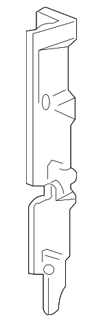 F4UZ8311A - Body: Side Shield for Ford: E-150 Econoline, E-150 Econoline Club Wagon, E-250 Econoline, E-350 Econoline, E-350 Econoline Club Wagon, Econoline Super Duty Image