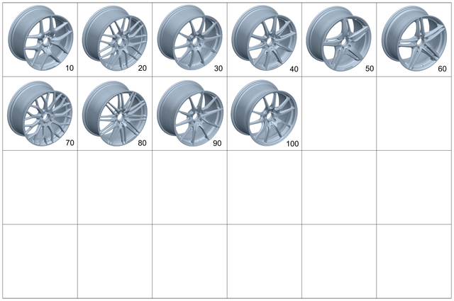 1904011000 - Wheels and Accessories: Spoke Wheel for Mercedes-Benz: AMG GT, AMG GT Black Series, AMG GT C, AMG GT R, AMG GT S Image