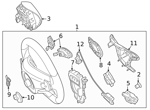 Steering Wheel & Trim for 2018 Mercedes-Benz E63 AMG S #1