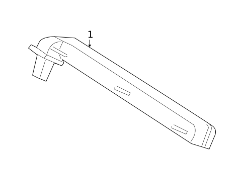 High Mounted Stop Lamp for 2009 Mercedes-Benz E 63 AMG&reg; #0