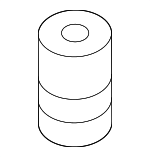 1737516034B - Body: Hood Bumper for Genesis: G80, GV80, GV80 Coupe | Hyundai: Accent, Elantra, Elantra GT, Elantra N, Ioniq, Kona, Kona Electric, Kona N, Sonata, Tucson, Veloster, Veloster N, Venue Image