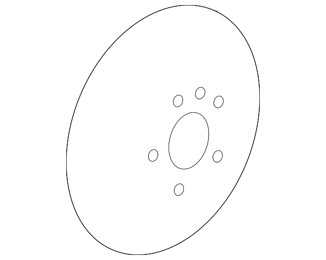 2016-2019 Buick Cascada Rear Disc Brake Rotor 13502137 GM ...
