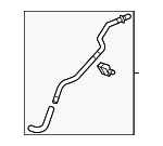 17744TR0A02 - Emission System: Drain Tube for Acura Image