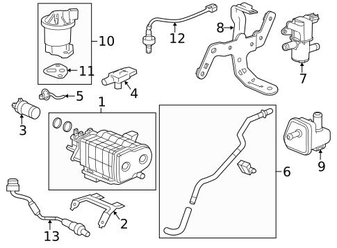 Powertrain Control for 2013 Acura ILX #1