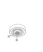 68229418AA - Labels: Space Saver Spare Warning Label for Mopar Image