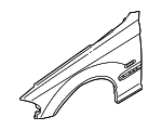 41358240406 - Body: Fender for BMW: 323i, 325i, 325xi, 328i, 330i, 330xi Image