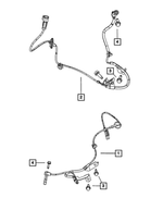 1BP02298AA - Electrical: Anti-lock Brakes Sensor, Bproauto, Left Rear for Jeep: Compass, Patriot Image