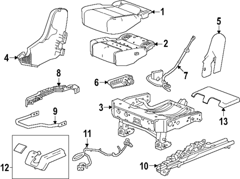 Second Row Seats for 2025 Chevrolet Traverse #4